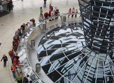 פאזל של זכוכית גלקסאפל רייכסטאג, ברלין, גרמניה