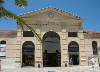 פאזל של הכניסה הראשית של אולם השוק של חניאס, אגורה