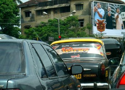 Busy Taxi traffic at Mumbai India  jigsaw puzzle