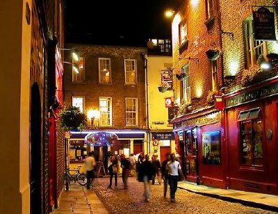 Dublin at night, Ireland