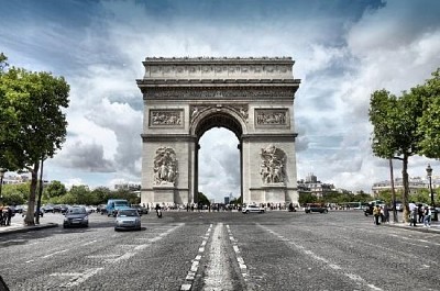 Триумфална арка, Париж, Франция