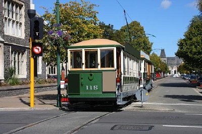 Tramwaj Christchurch, Nowa Zelandia