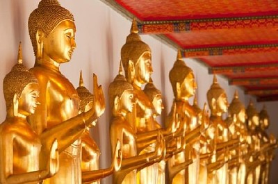 Gyllene Buddhas