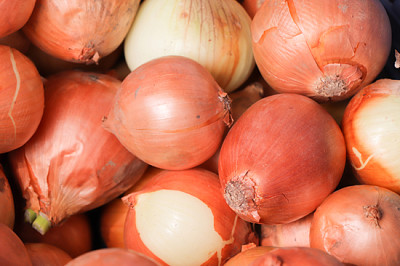 Fresh onions. Onions background. Ripe onions. Onio