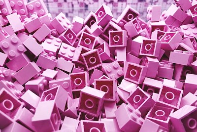Różowe klocki Lego