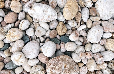 Steine des Strandes