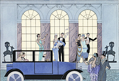 Au Revoir (1920) модна илюстрация