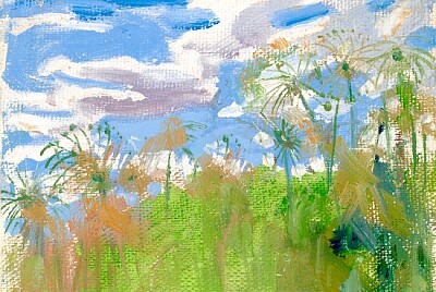 פאזל של ציור פרחים מאת אקסלי גאלן-קללה