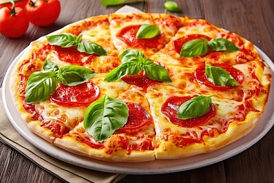 פאזל של פיצה מרגריטה