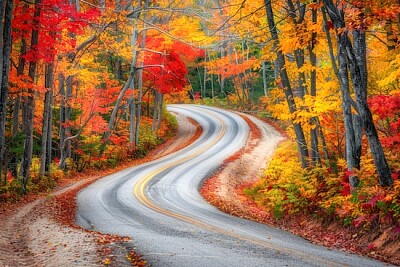 bosque de otoño