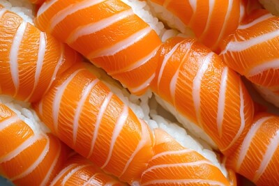 Lachs-Sushi