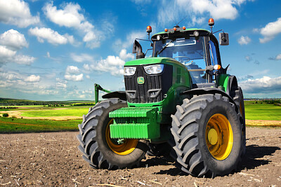 Tractor in the Field