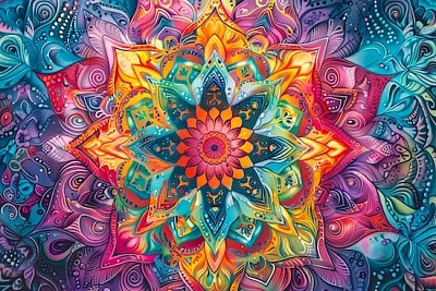 Mandala colorato