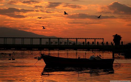 Coucher de soleil en Turquie