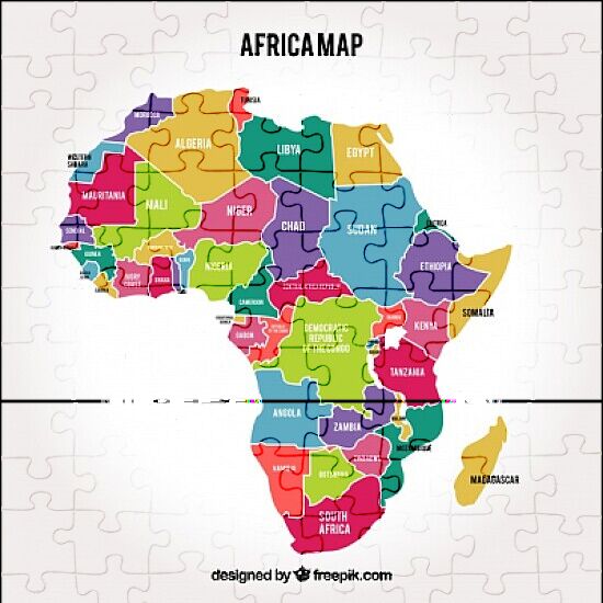 Quebra-Cabeça Mapa da África, Ásia, Brasil, Estados Unidos e Europa -  Drackma