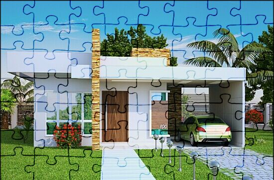 A garagem da vila - puzzle online