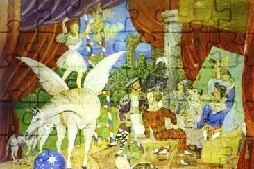 Pablo Picasso. Sketch of Set for the Parade jigsaw puzzle