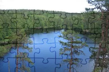 Lake nuuksio, Finland jigsaw puzzle