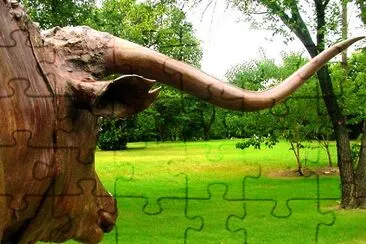 Bull jigsaw puzzle