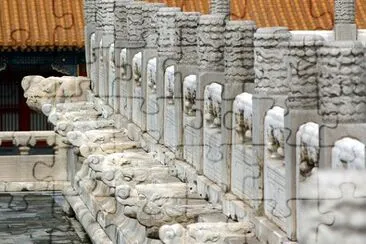 Chinese fence jigsaw puzzle