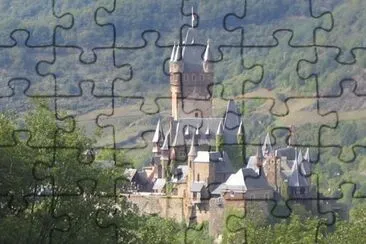 Castle near the Rhine river, Germany jigsaw puzzle