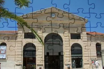 main entrance of Hanias market hall, the Agora jigsaw puzzle