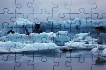 Icebergs, Iceland  jigsaw puzzle