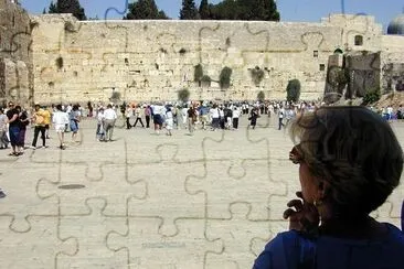 The wailing wall, Jerusalem, Israel jigsaw puzzle