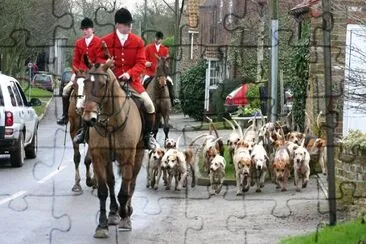 Horses And Hounds jigsaw puzzle