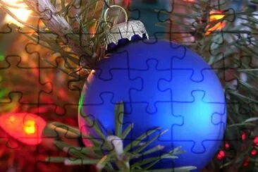 Christmas ornament jigsaw puzzle