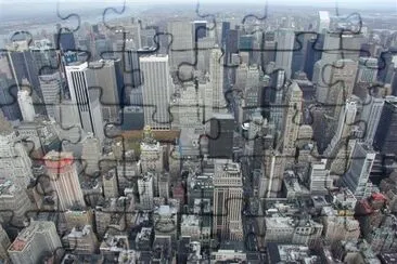 Vista dall'Empire State Building, New York, New York, Stati Uniti