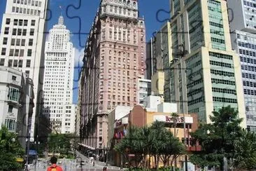 The Banespa and Martinelli buildings in Sao Paolo, Brazil jigsaw puzzle