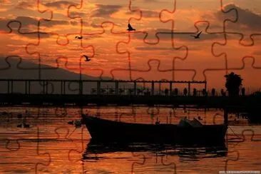 Sonnenuntergang in der Türkei