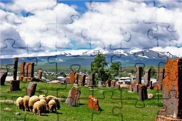 Medieval Graveyard of Noraduz jigsaw puzzle