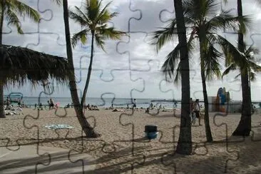 Waikiki Beach jigsaw puzzle