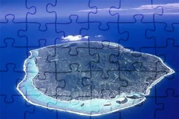 Rarotonga Island Aerial Shot, Cook Islands jigsaw puzzle