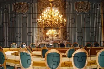 Sala de reuniones del ayuntamiento, Lier, Bélgica