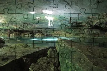 Underground cenote, Quintana Roo, Mexico jigsaw puzzle