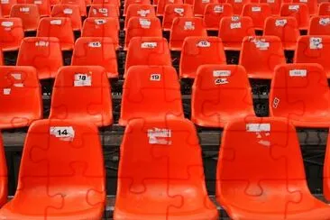 Empty seats jigsaw puzzle