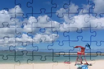 A Beach jigsaw puzzle