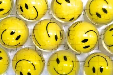 Yellow Smileys jigsaw puzzle