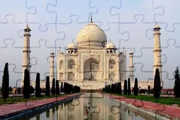 The Taj Mahal, Agra, India jigsaw puzzle