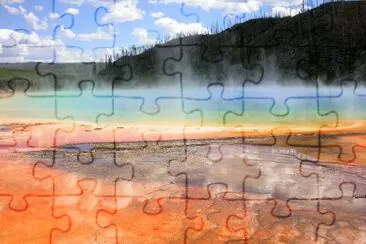 Yellowstone Prismatic Spring, USA jigsaw puzzle