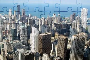 Chicago office towers jigsaw puzzle