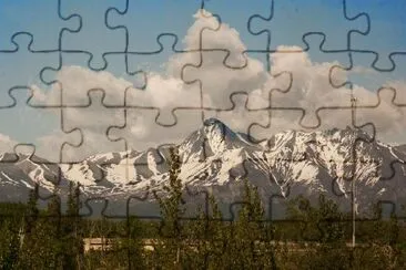 Mountains, Alaska, USA jigsaw puzzle