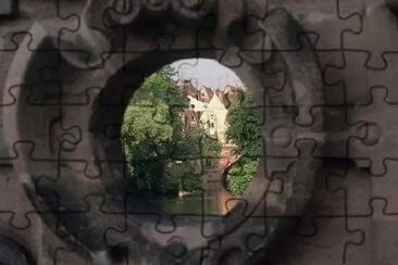 Looking through the door jigsaw puzzle