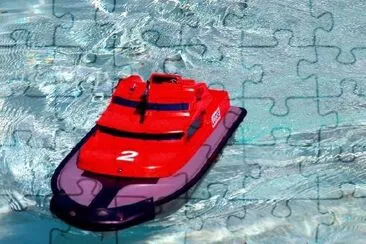 Toy boat jigsaw puzzle