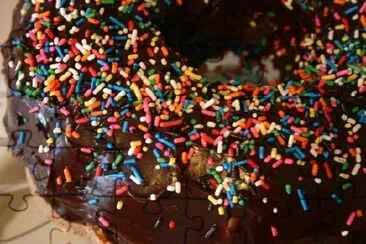 Chocolate cake jigsaw puzzle