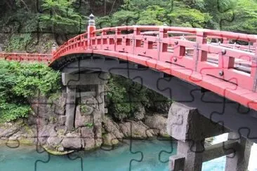 Bridge, Nikko, Japan jigsaw puzzle