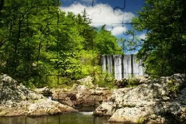 Waterfall in the Forest jigsaw puzzle